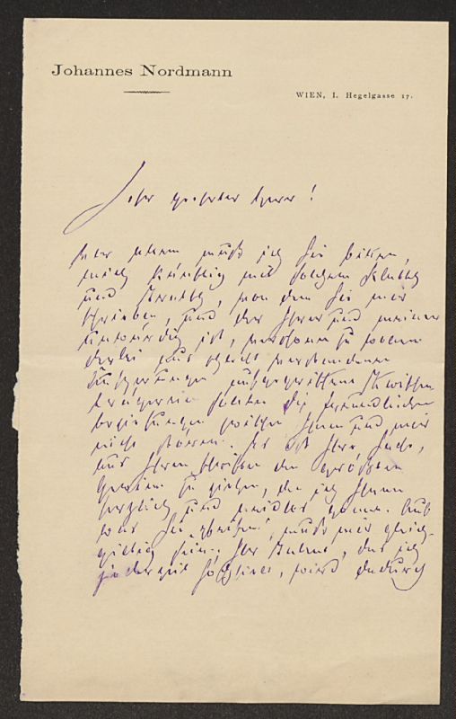 Bucheinband von 'Brief an Peter Rosegger, Band PR_ - B582.2-B23'