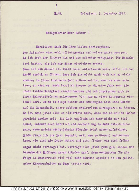 Bucheinband von 'Brief an Peter Rosegger, Band PR_ - B322-B13'