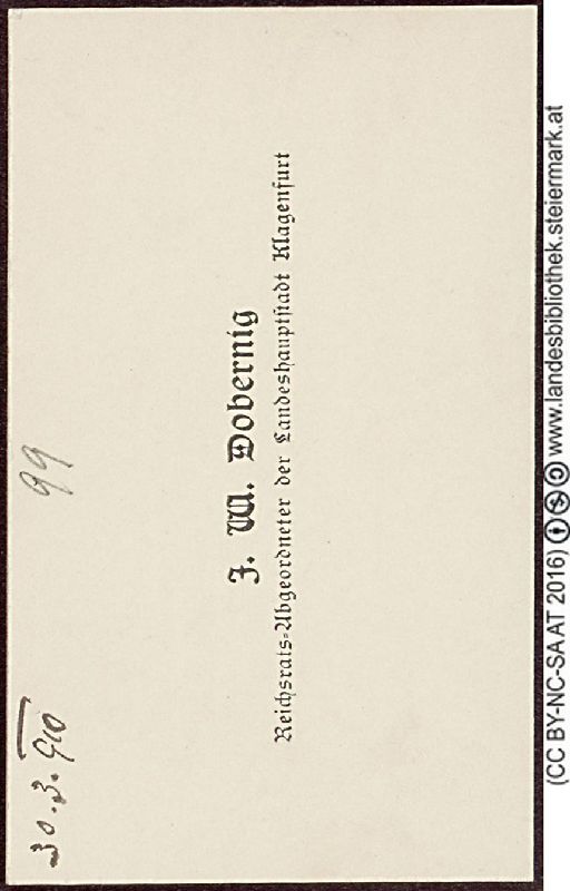 Bucheinband von 'Visitkarte an Peter Rosegger, Band PR_ - B129.8-B5'